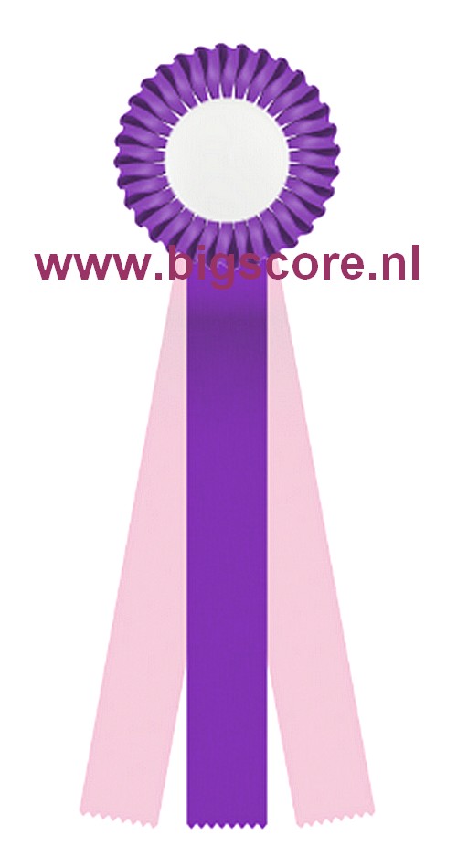R 12 1-Ringsrozet Multi 3 liasters Blanco Ø 10,5 L: 25 cm met optie Full-Colour Ø 50 mm afslag